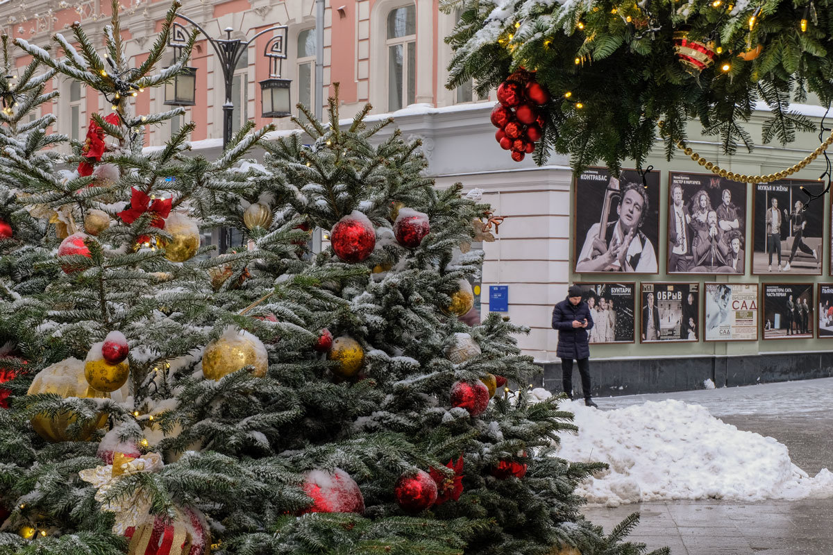 Москва новогодняя (04.01.2019). Камергерский переулок. - Надежда Лаптева