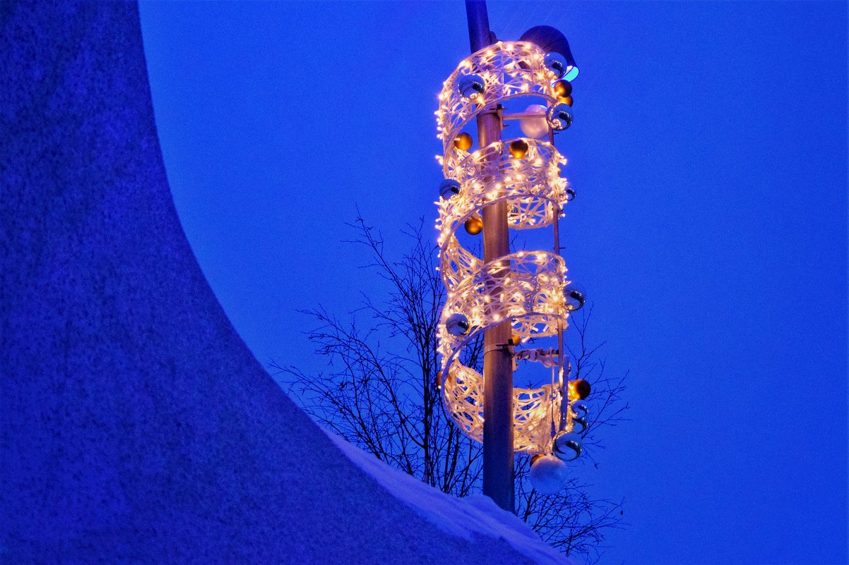 Праздничный фонарь из парка "Зарядье" - Татьяна Помогалова