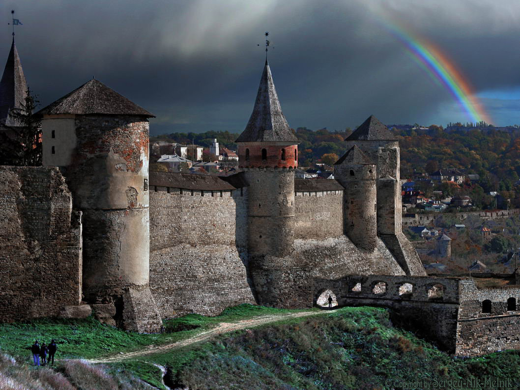 Старый замок Каменец-Подольской крепости  после грозы - Sergey-Nik-Melnik Fotosfera-Minsk