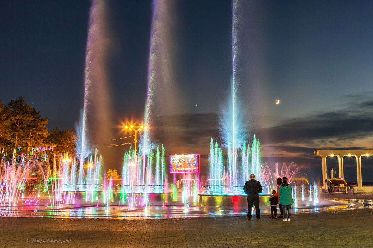 Пешеходный фонтан в Хабаровске - Игорь Сарапулов