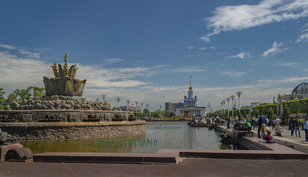 Фонтан «Каменный цветок» Москва , ВДНХ. - Светлана Мельник