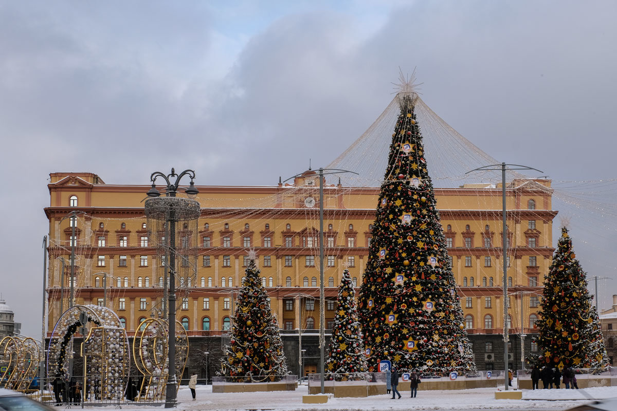 Новогодняя Москва. Лубянская площадь (04.01.2019). - Надежда Лаптева