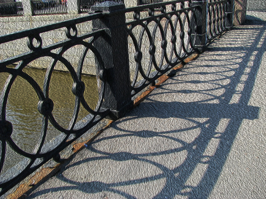 Решетка моста через Обводный канал - Наталья 