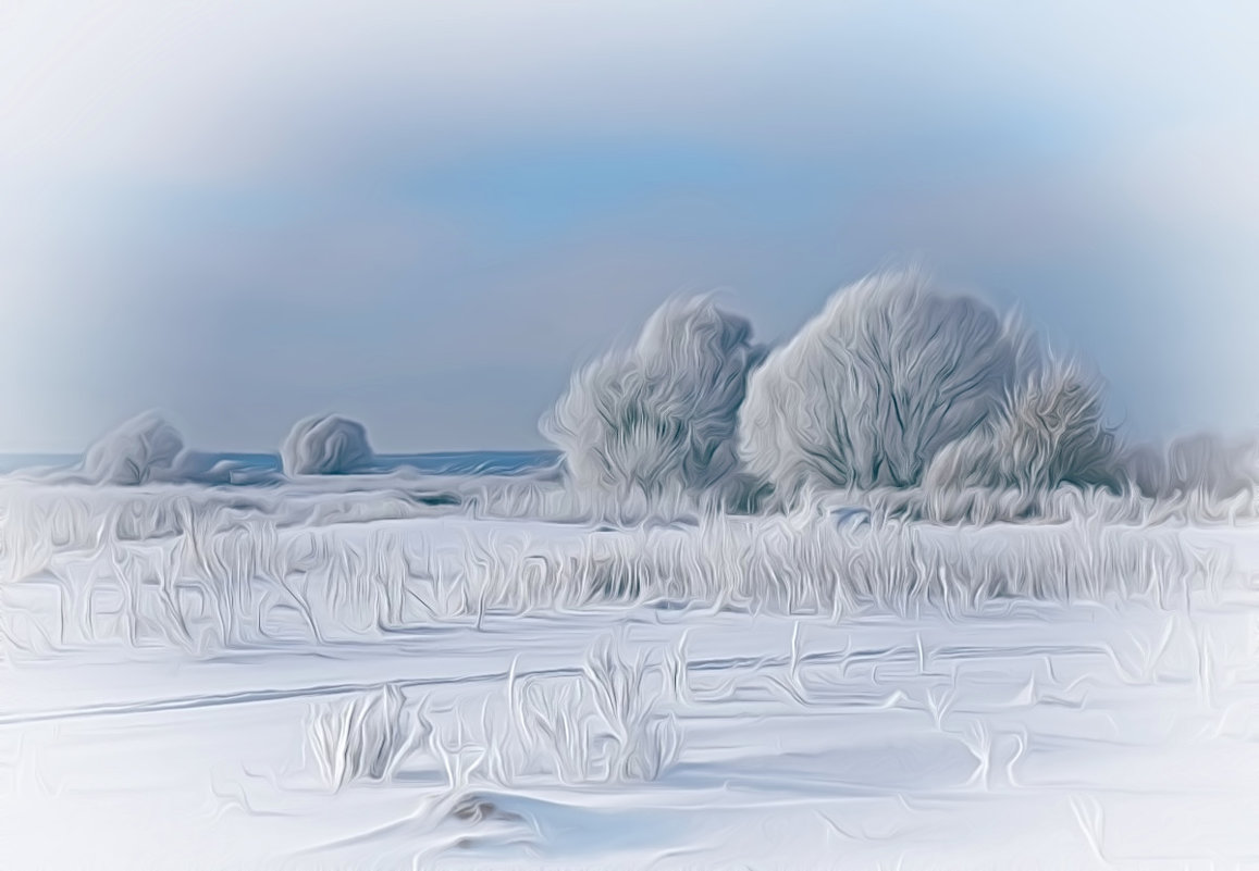 Зима на полях - Мила Раменская (Забота)
