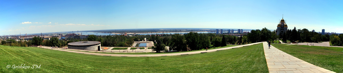 панорама Волгограда с Мамаев Кургана - Grishkov S.M.