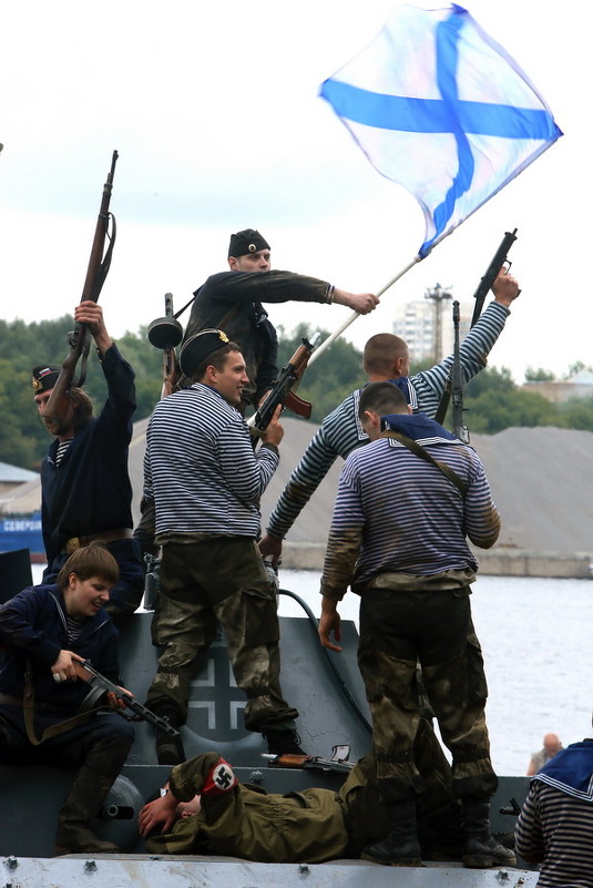 Реконструкция боя в день ВМФ. - Жанна Кедрова