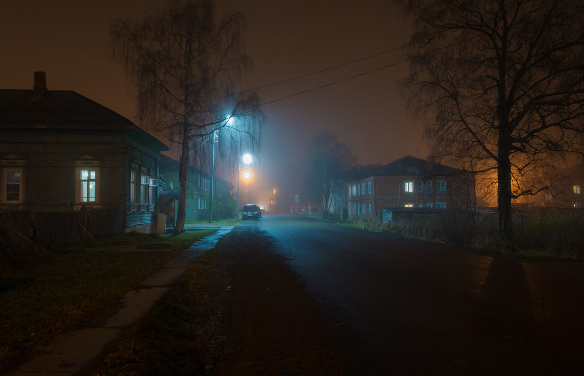 вечерняя улица в Тотьме - Андрей Нестеренко
