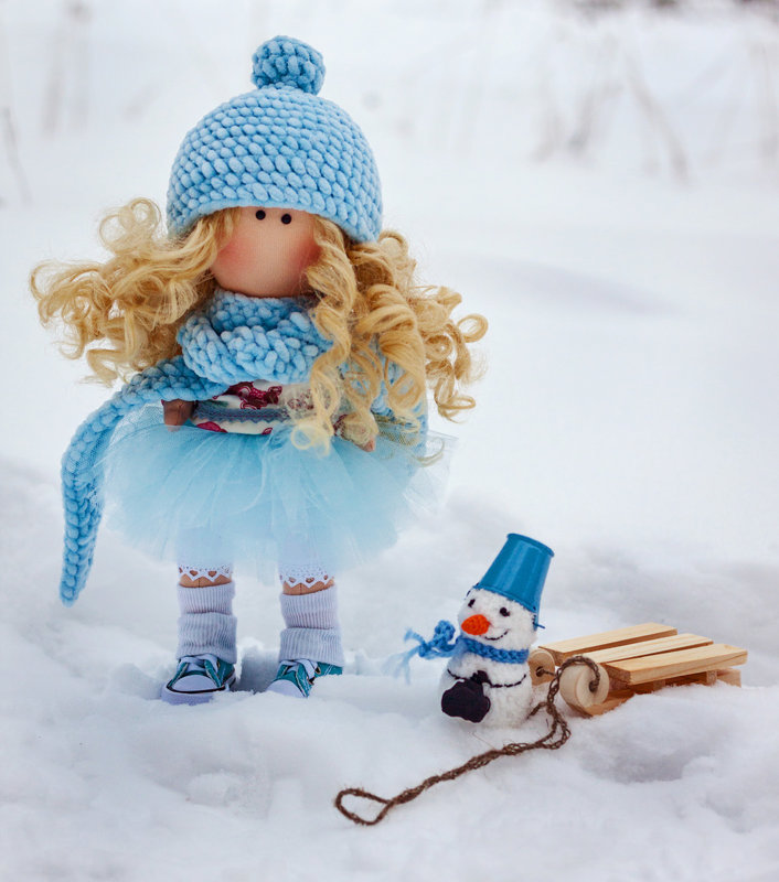 Снегурочка в синем платье - Dmitriy Skiy