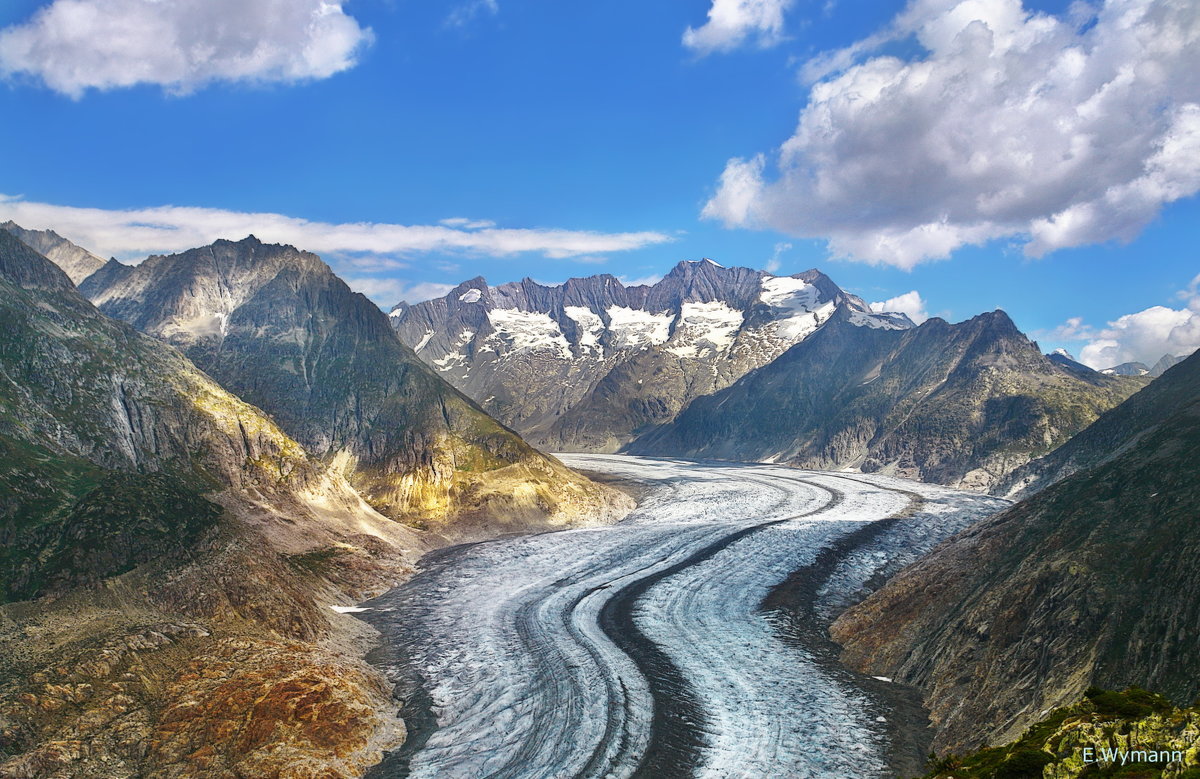 Алечский ледник (Aletschgletscher) - Elena Wymann