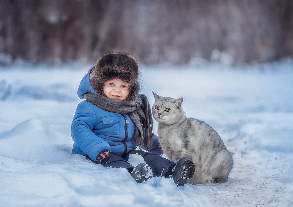 Родион и котик - Олька Никулочкина