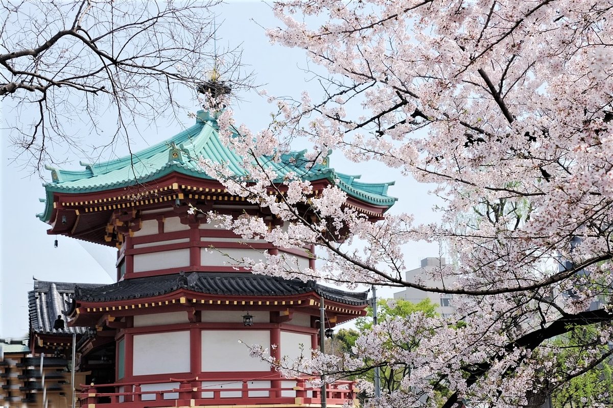Храм Benten-dō в парке Уэно Токио - wea *
