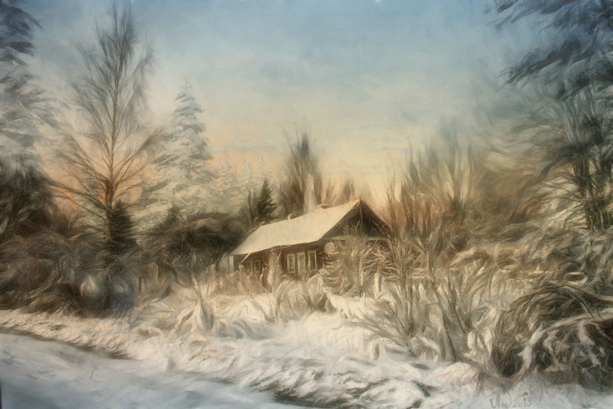 Зимний пейзаж - Татьяна Смирнова