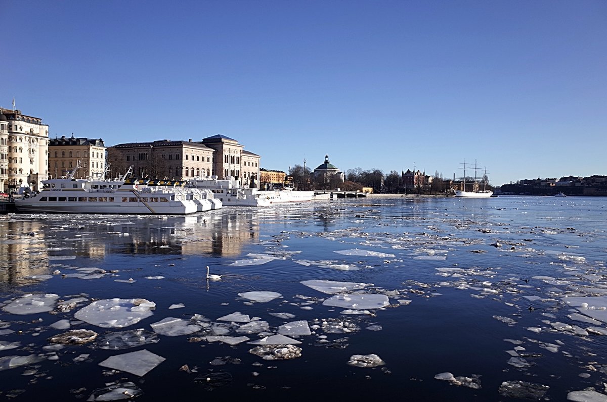 Стокгольм, февральский ледоход - wea *