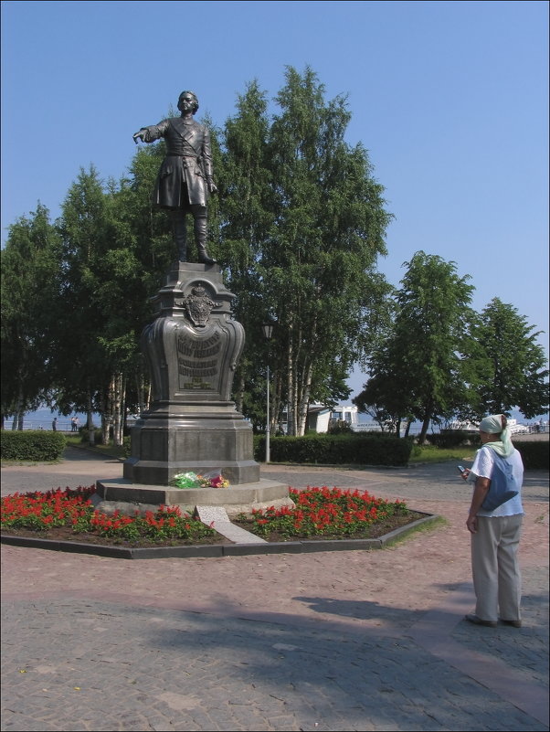 Памятник ПЕТРУ ВЕЛИКОМУ (Петрозаводск) - Владимир Стаценко