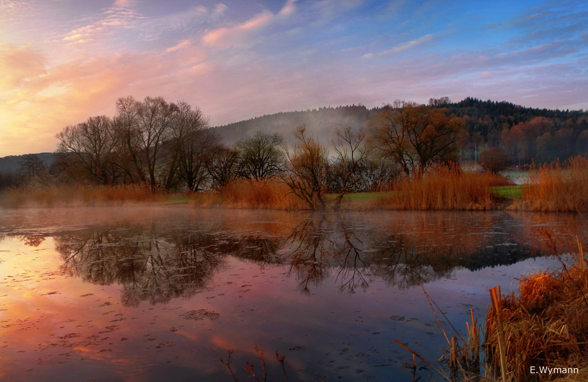 весенний рассвет у болотца - Elena Wymann