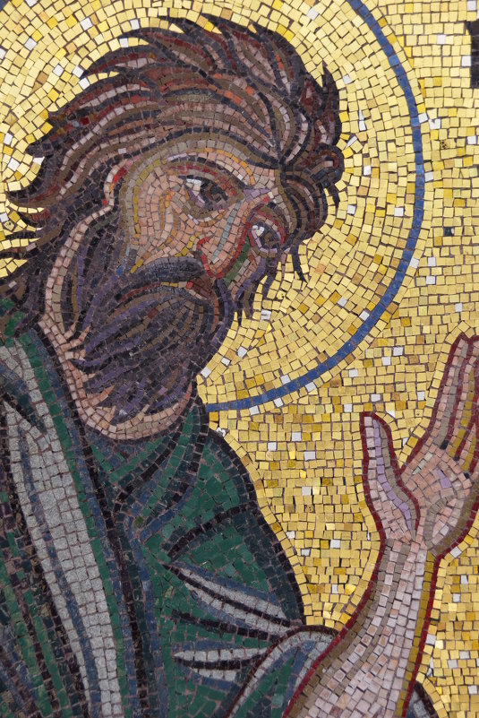 Иоанн Креститель-древняя мозаика в монастыре - Наталия Григорьева