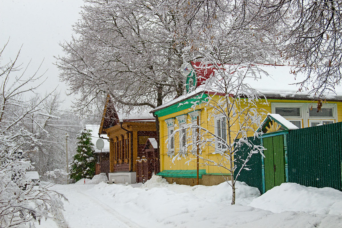Зима в деревне. - Инна Щелокова
