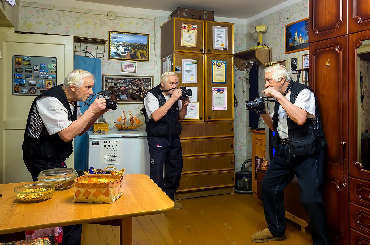 Никто меня не фоткает.  Всё самому приходится делать. - Валентин Кузьмин