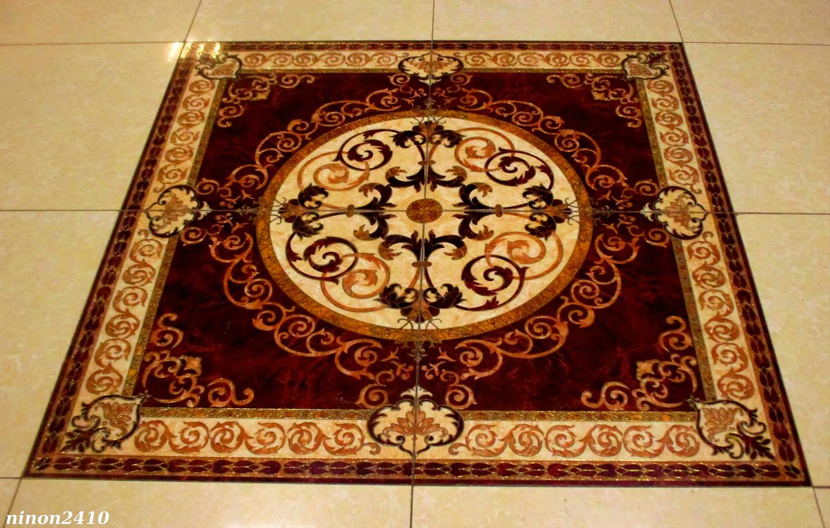 Декоративный ковёр-мозаика - Нина Бутко