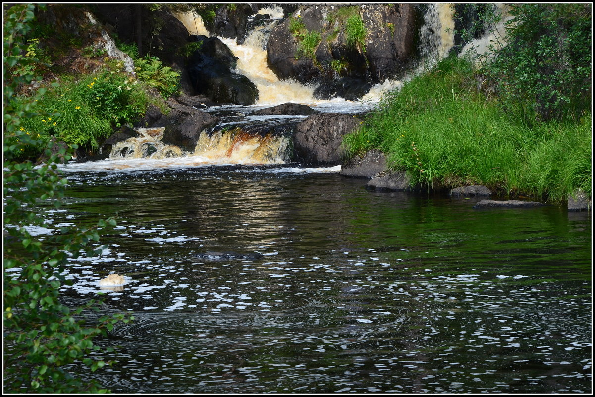 Карелия. Водопад Ахвенкоски. - Ольга Кирсанова