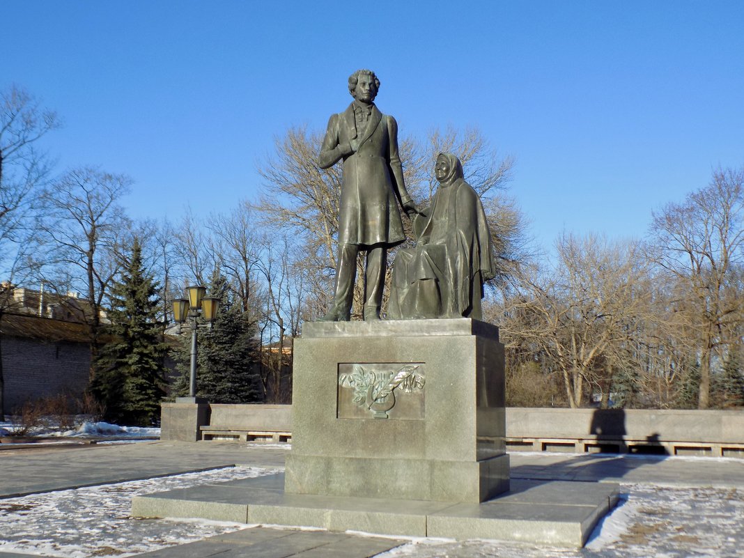 А.С. Пушкин и няня. - Евгений Алябьев