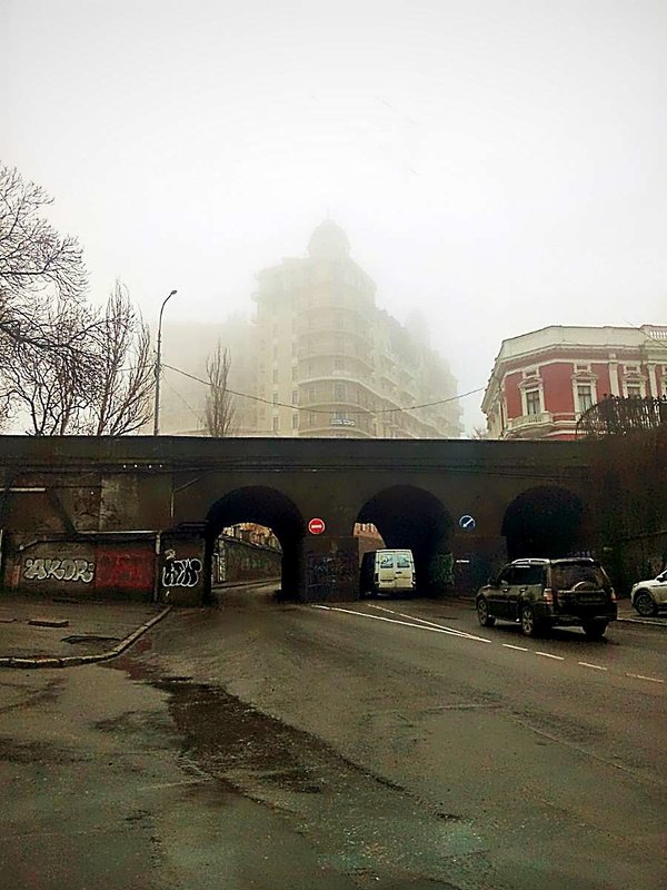 Сабанеев мост, туман - Александр Корчемный