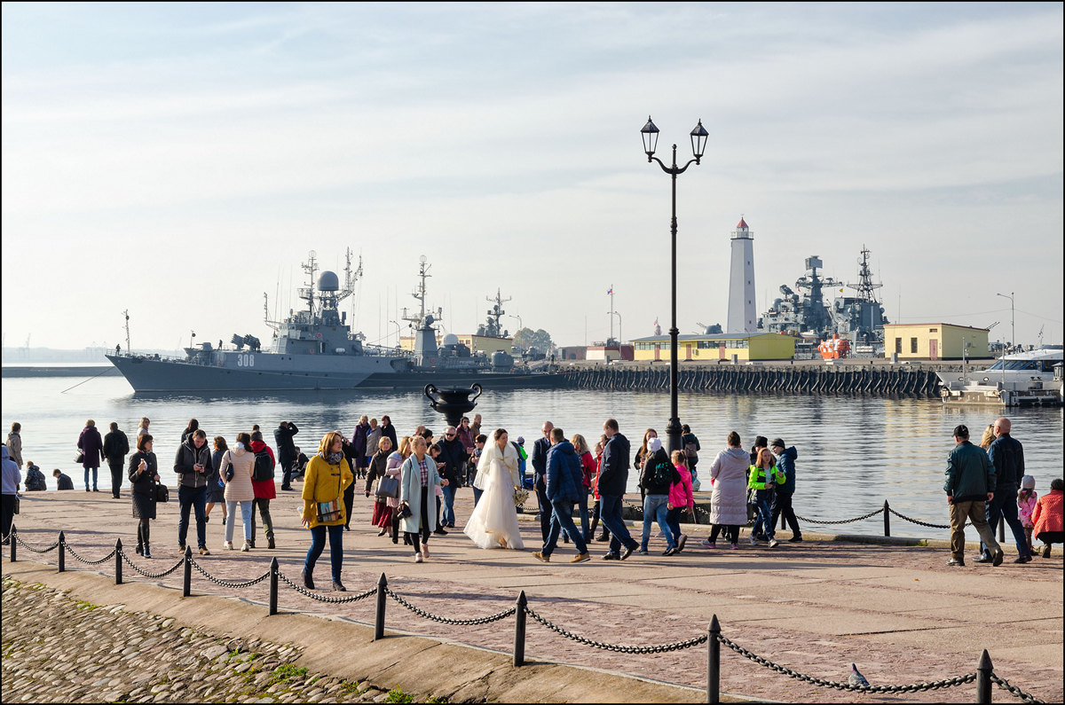 Петровский пирс в Кронштадте. - Григорий Евдокимов