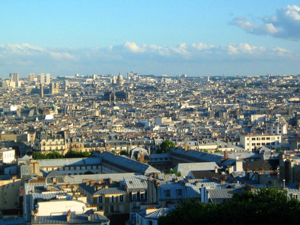 Париж с вершины Монмартра - Гала 