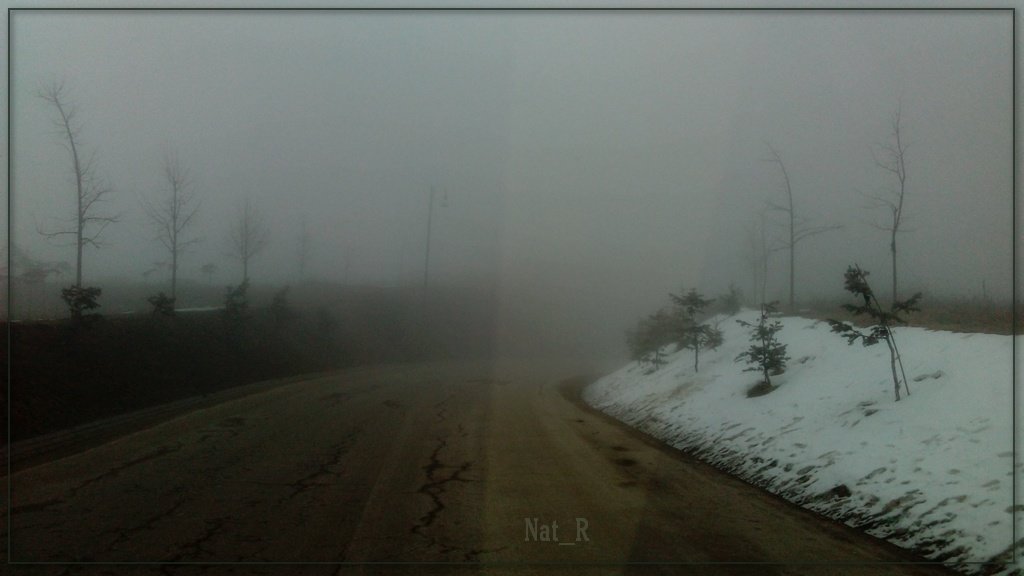 дорога в туман в горы - maxim 