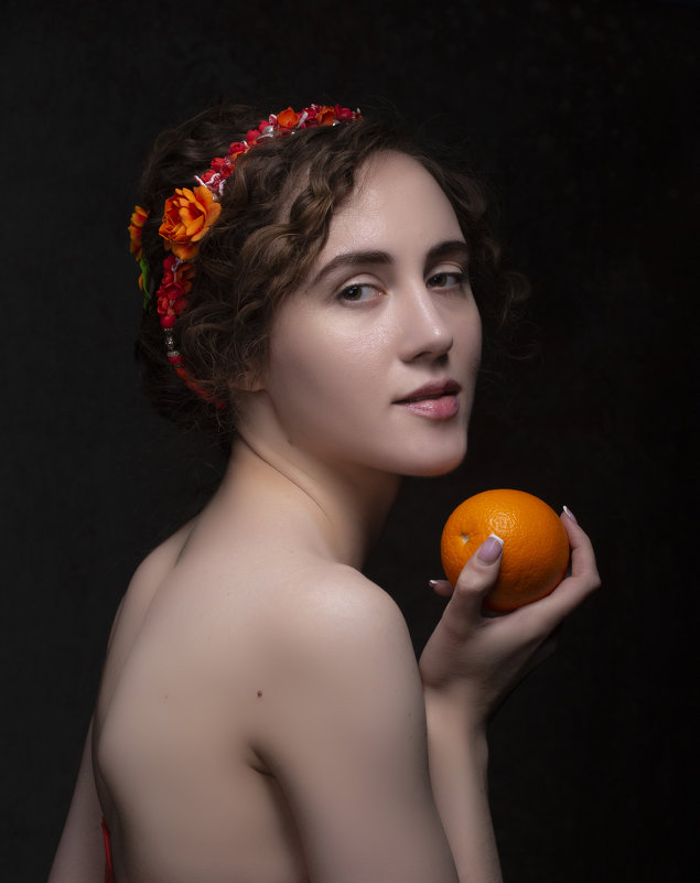 дама с апельсином - alexzonder 