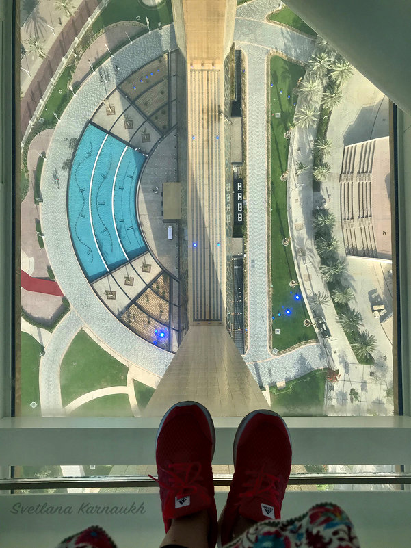 То чувство, когда под ногами 150 метров, ОАЭ,  Dubai Frame - Светлана Карнаух