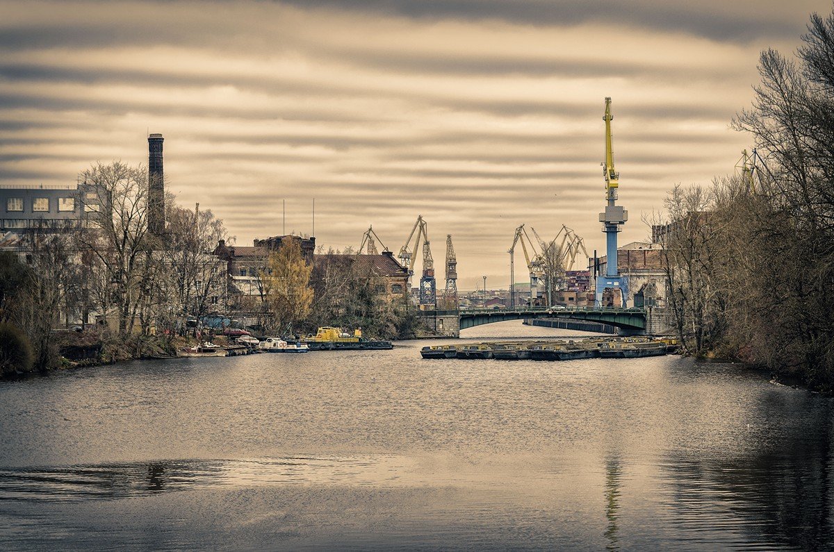 Петербург. На речке Екатерингофке. - Григорий Евдокимов