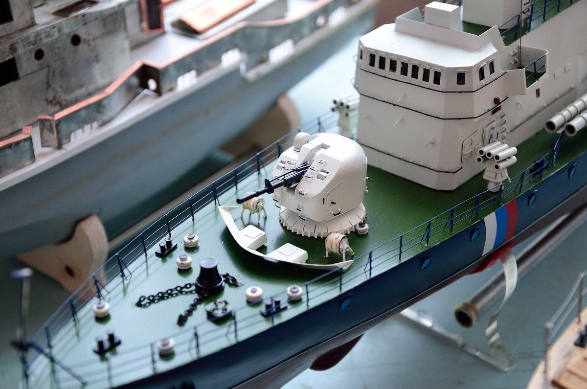 Орудийная установка на палубе модели  корабля - Александр Стариков