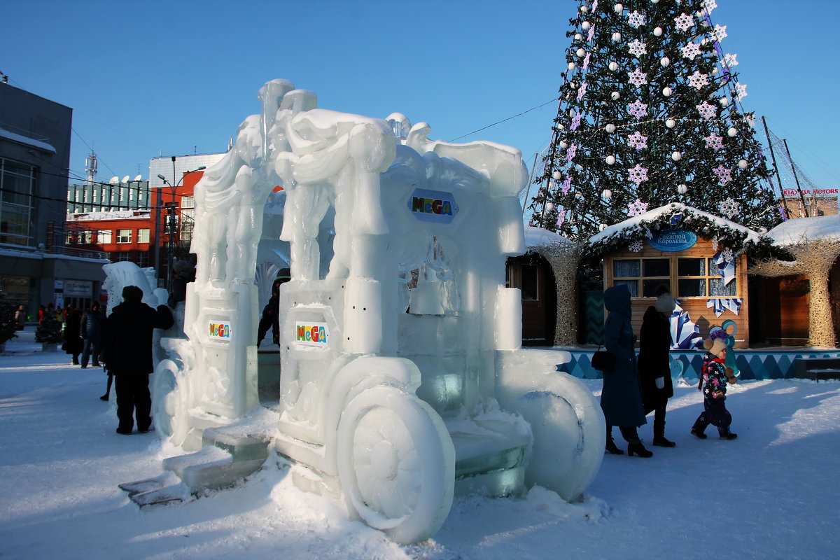 Городская ёлка. Новосибирск 2019 - Олег Афанасьевич Сергеев