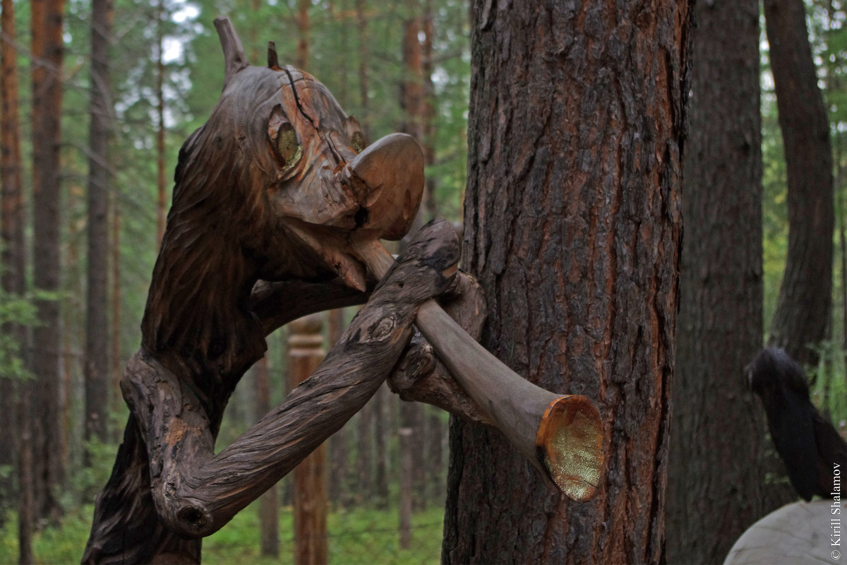 фигура из дерева - Kirill Shalamov 