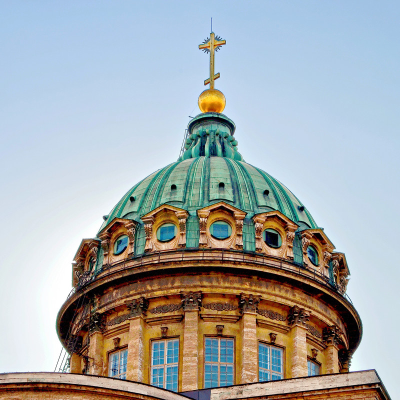 Купол Казанского собора. - Sergey Serebrykov