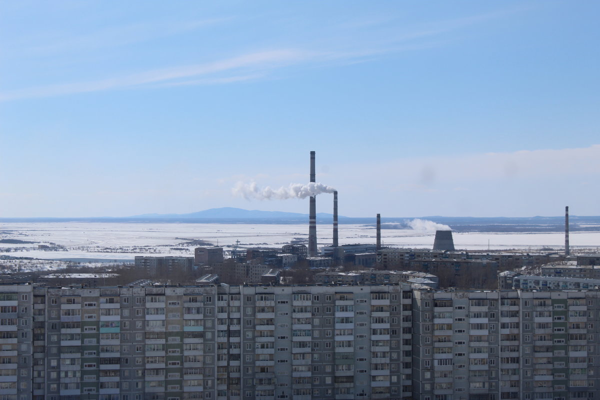 Утренний вид из окна на город Амурск - Анна 