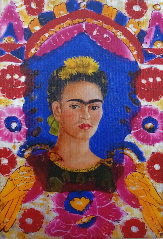 На выставке мексиканской художницы Фриды Кало. Автопортрет - 1 - татьяна 