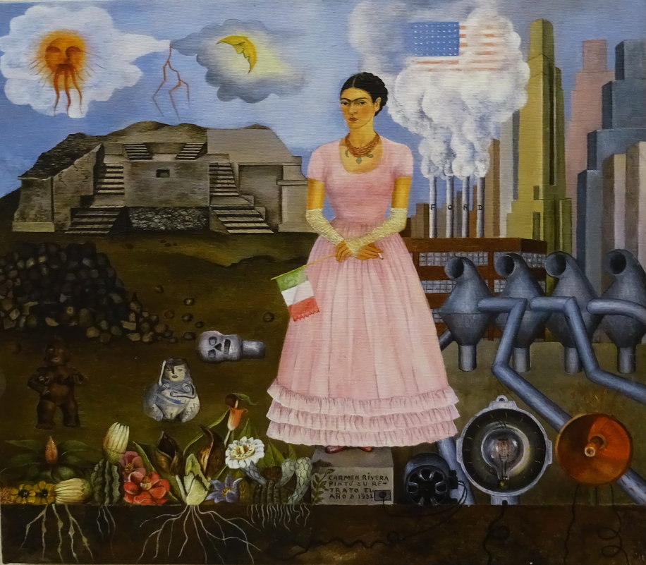 На выставке мексиканской художницы Фриды Кало. Автопортрет - 3 - татьяна 
