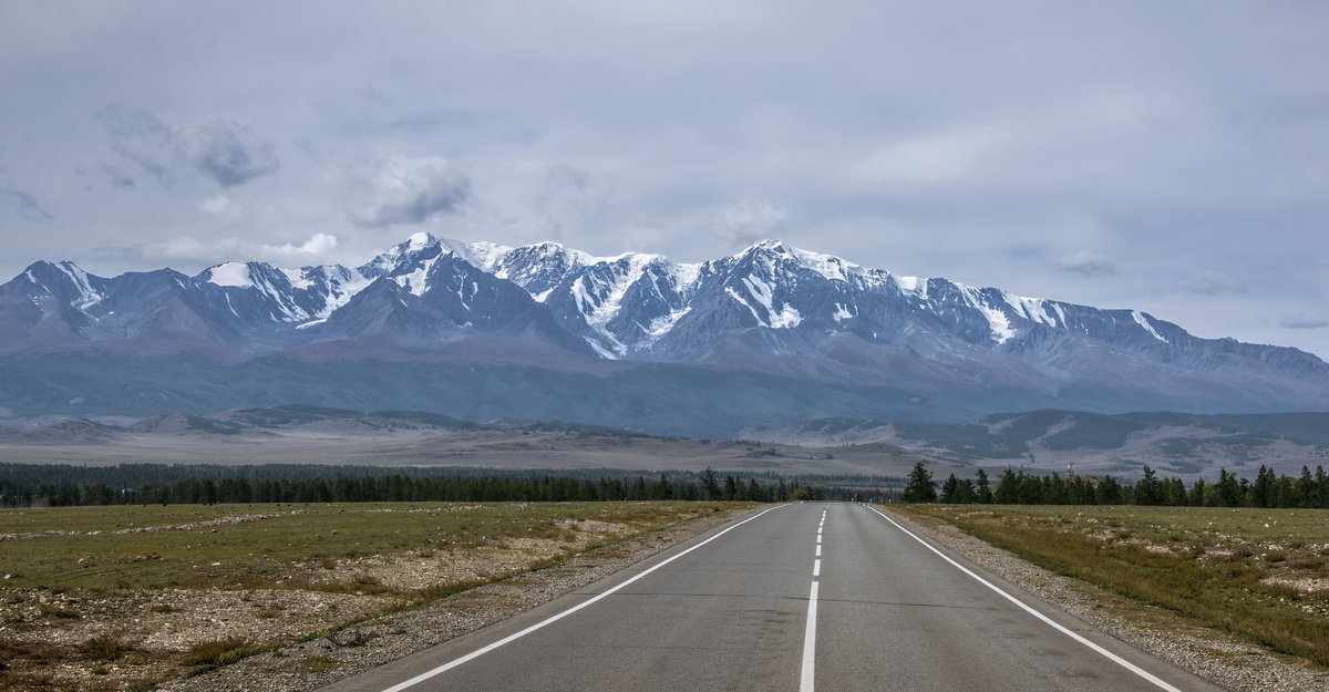 Курайская степь Чуйский тракт