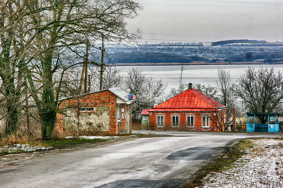 Вьезд в село - Наталья S