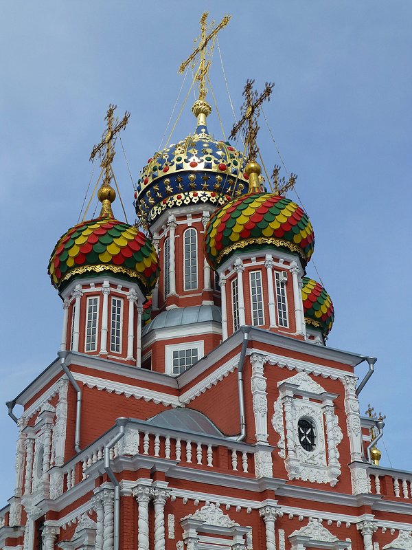 Купола Рождественской церкви в Нижнем Новгороде - Лидия Бусурина