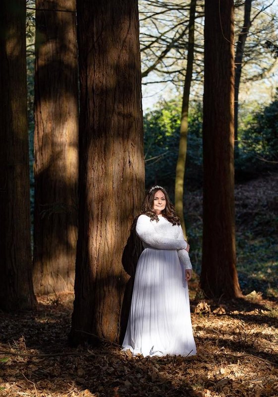 Bride in forest - akphotography4you a