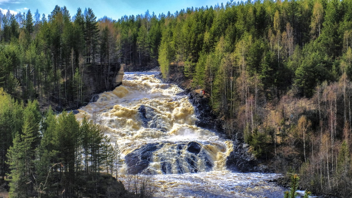 волшебный водопад на ГЭСе - Георгий А