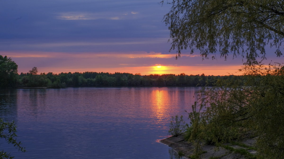 закат на Угличком водохранилище - Георгий А