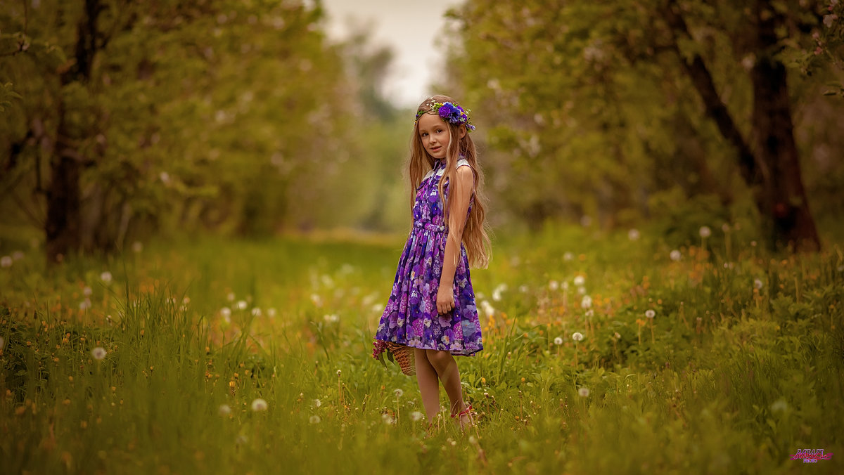 Цветение, весна, девочка - Евгений MWL Photo