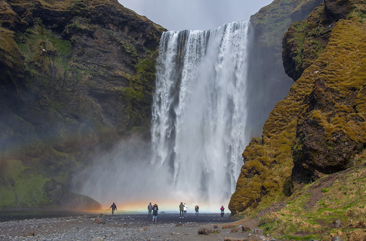 Водопад Скогафосс (Skogafoss), юг Исландии. - Светлана Риццо