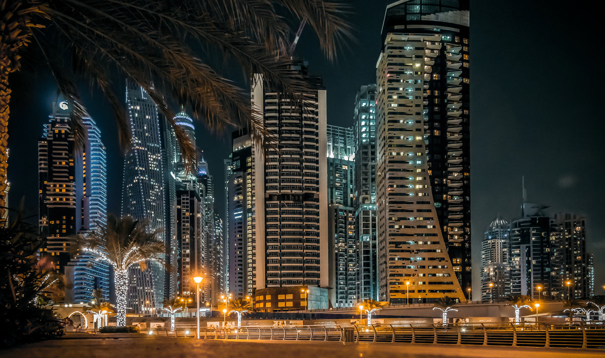 View of the modern city of Dubai. - Евгений Бубнов