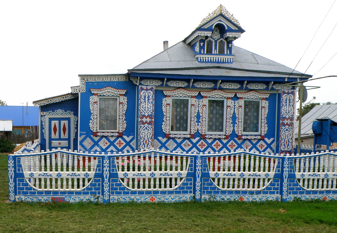 Татарские резные дома