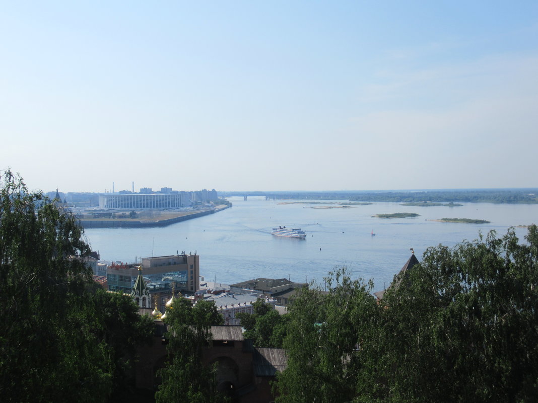 Река Волга в Нижнем Новгороде - Татьяна Гусева